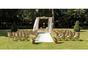 décoration de mariage en extérieur