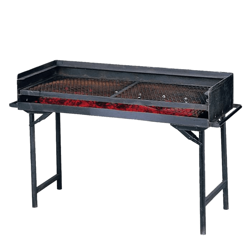Barbecue en fer L120 x H 110 x l 50 cm