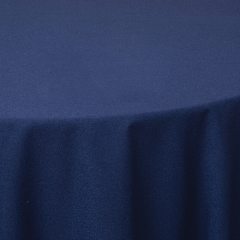 Nappe tube bleu marine pour mange-debout