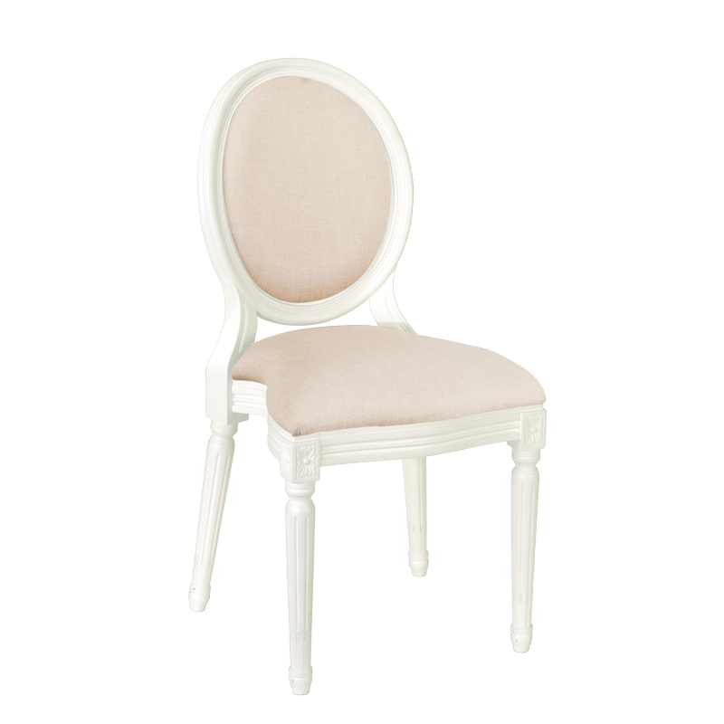 Chaise Montaigne structure blanche
