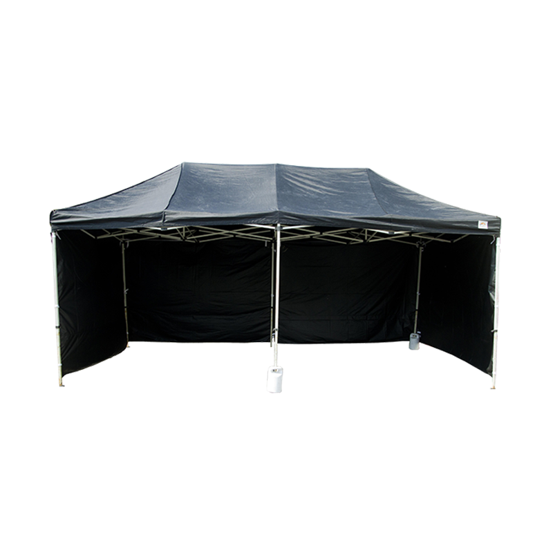 Tente 6 x 3 m noire sans poids