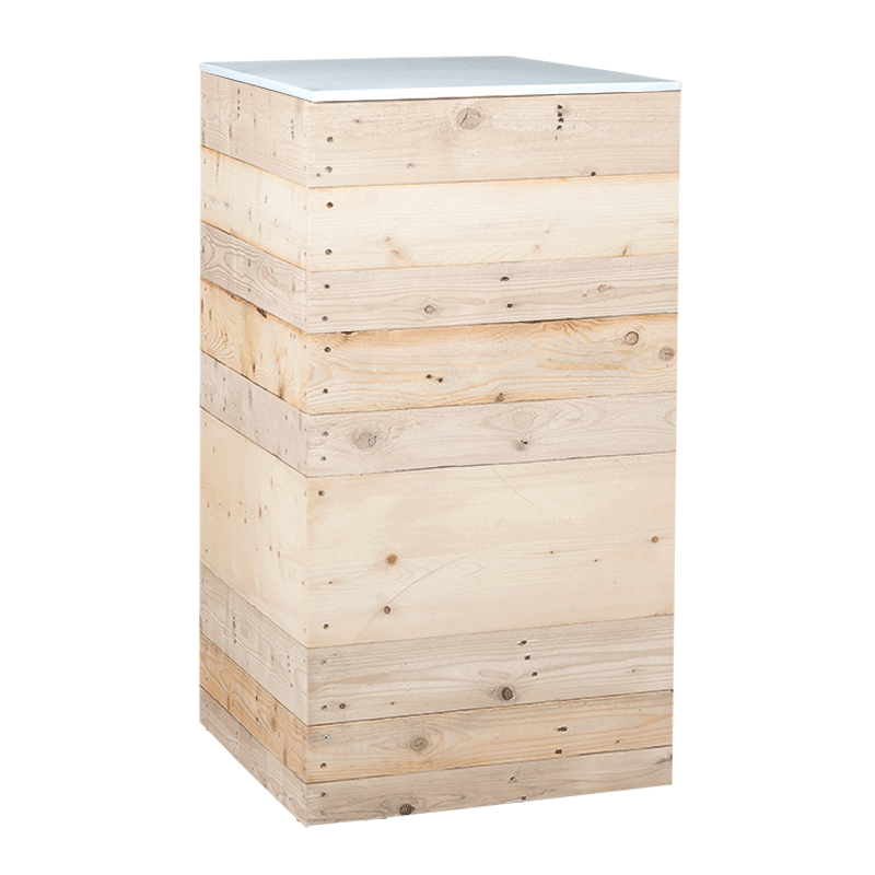 Mange-debout Palissade Pacific 60 x 60 cm H 115 cm - Délai 24h