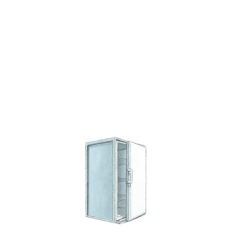 Réfrigérateur vertical 120 L