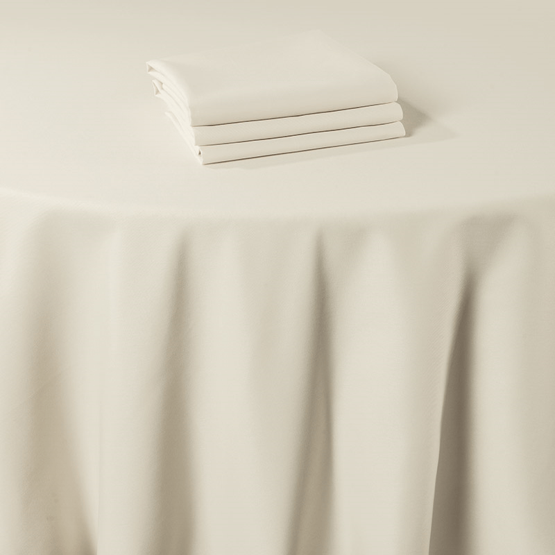 Nappe Marjorie beige 350 x 350 cm ignifugée M1
