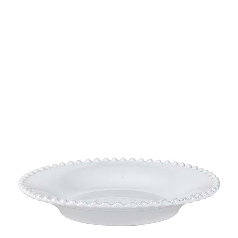 Assiette creuse perle nacrée Ø 24 cm