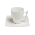 Tasse et sous-tasse à café carrée 20cl Squito