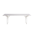 Table en pin blanche 70 x 220 cm