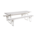 Table en pin blanche 70 x 220 cm