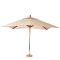 Parasol Louisiane écru 300 x 300 cm + socle granit Ø 50 cm