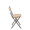 Chaise Trocadéro Wood avec galette ficelle