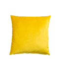 Coussin Juliette jaune moutarde 40 x 40 cm