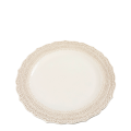 Assiette plate Dentelle crème Ø 28 cm