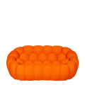 Canapé Bulle orange 115 x 195 cm H 78 cm