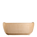Canapé Elton velours taupe 78 x 170 cm H 70 cm