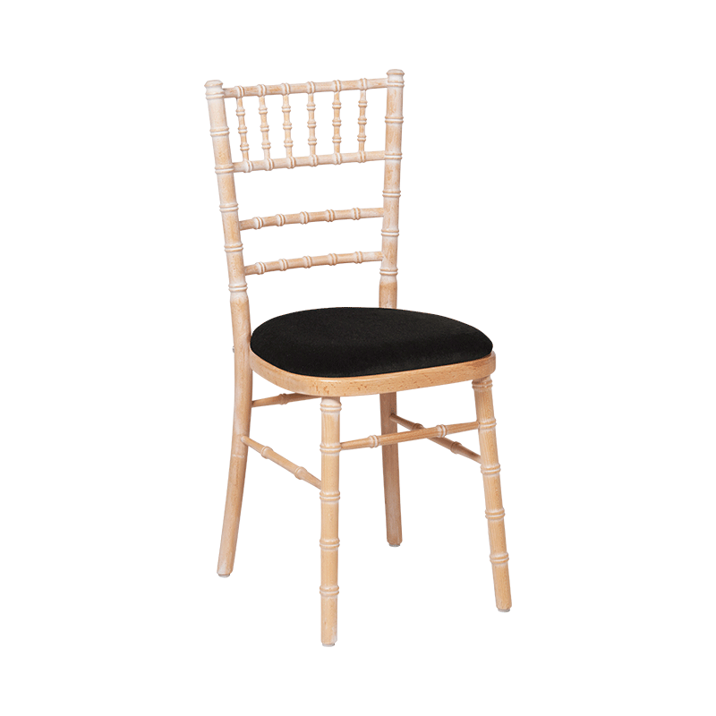 Chaise Natura avec galette noire