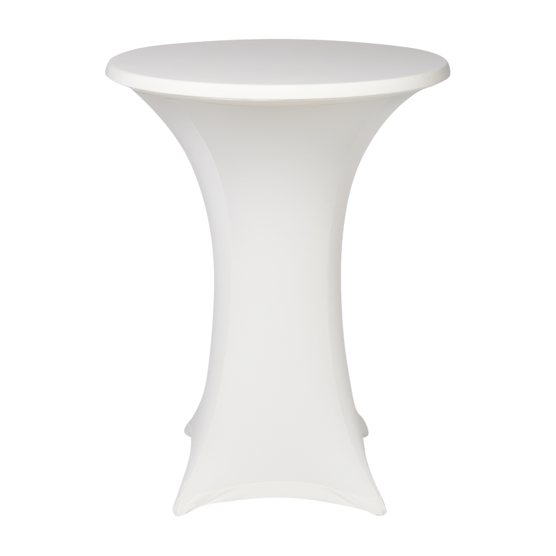 Mange-debout houssé stretch écru Ø 85 x H 110 cm