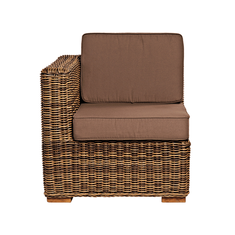 Fauteuil coin gauche Beach7 87 x 74 x H 69 cm