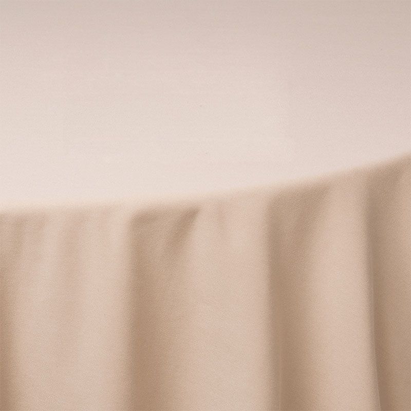 Nappe tube beige pour mange debout