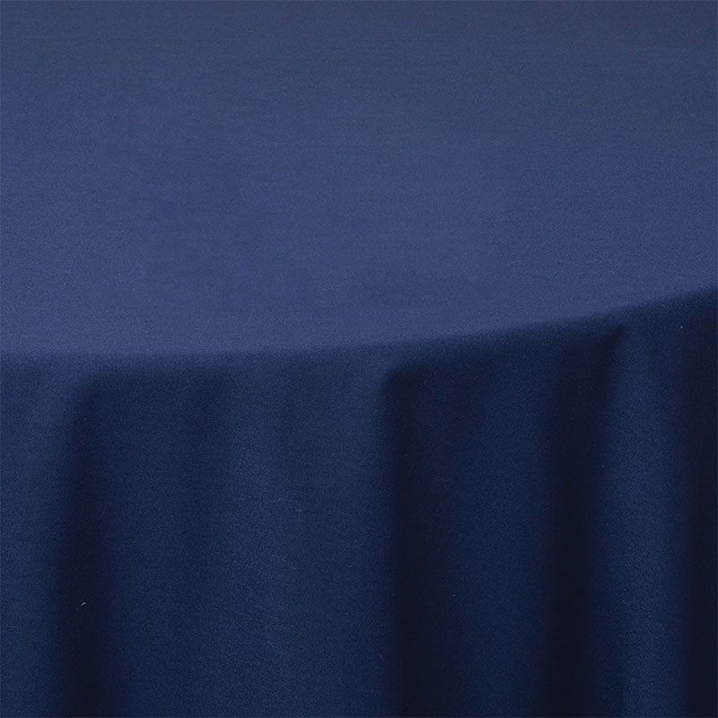Nappe tube bleu marine pour mange-debout