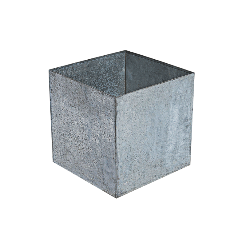 Bambou 1,9 m avec cache-pot en zinc