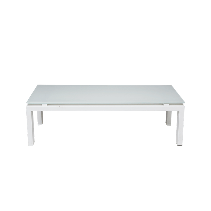 Table basse Wings blanche 130 x 70 x H 38 cm