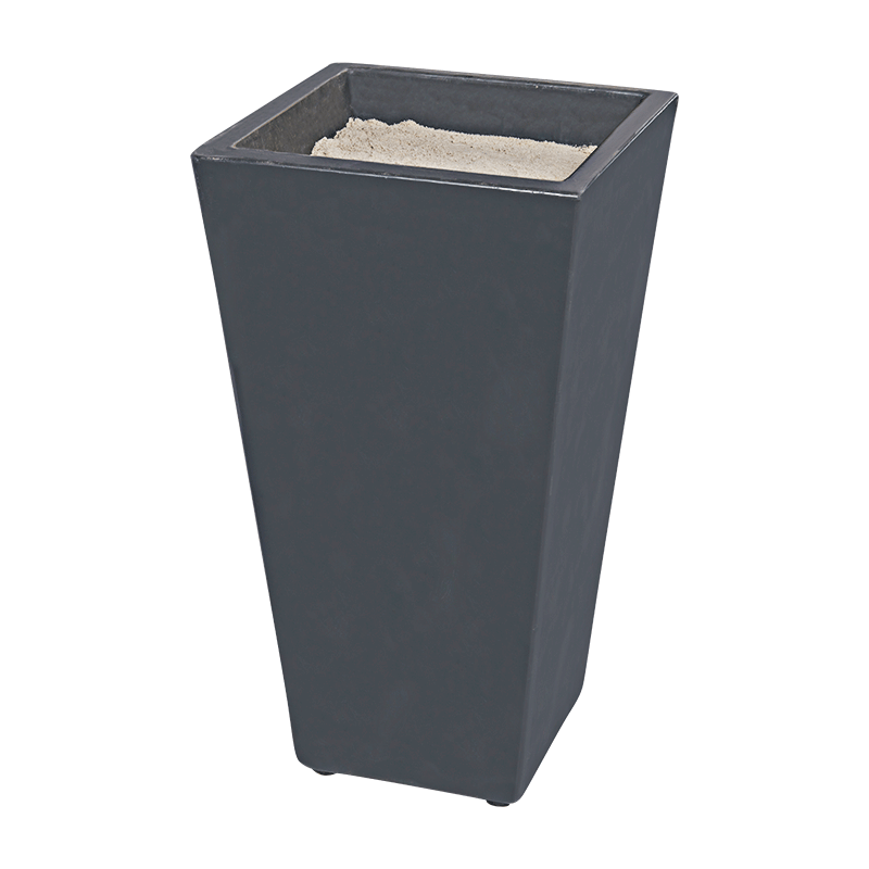 Cendrier colonne évasé anthracite H 75 cm