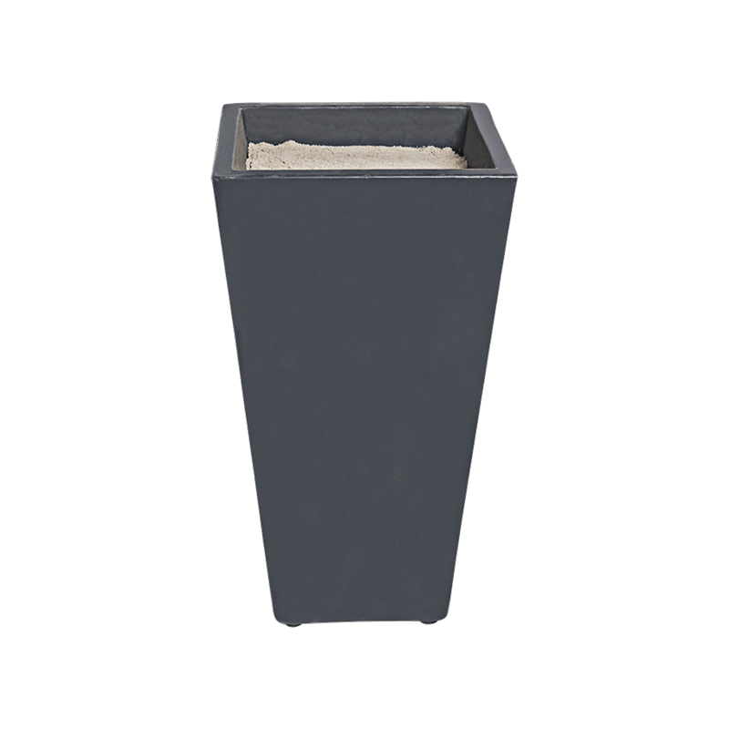 Cendrier colonne évasé anthracite H 75 cm