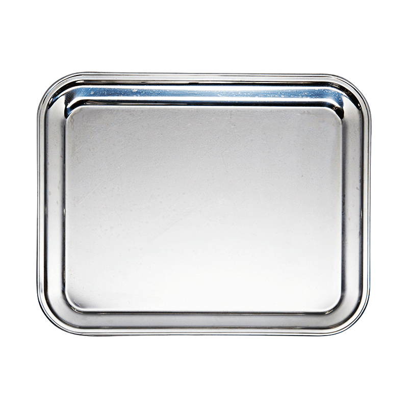 Plateau en inox 60 x 47 cm
