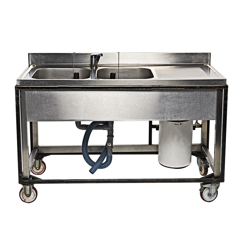 Evier double avec boiler 10 L 220 V