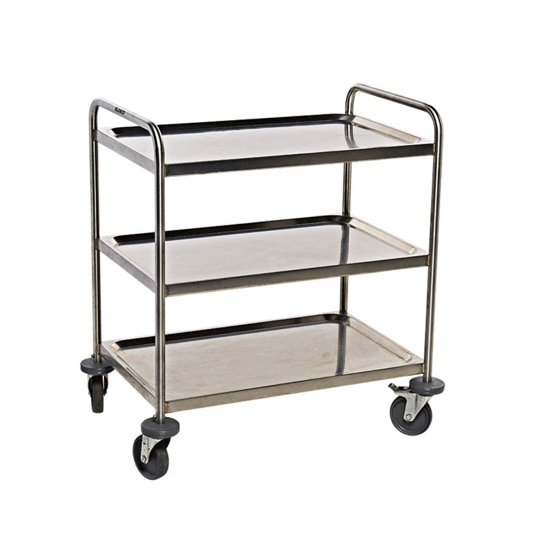 Chariot de service 3 étages 80 x 40 x H 95 cm