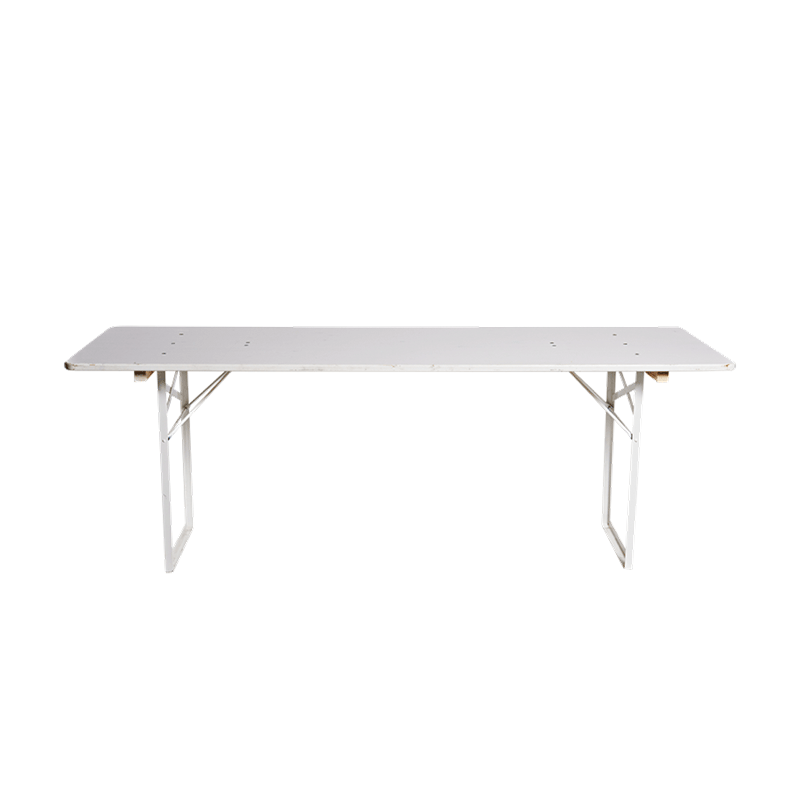 Table en pin blanche 70 x 220 cm
