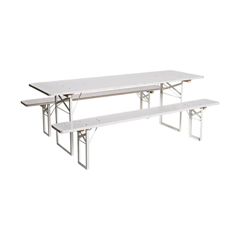 Table en pin blanche 70 x 220 cm