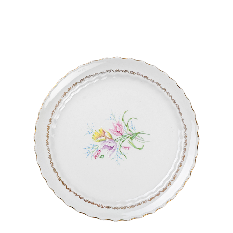 Petite assiette Vintage fleurie Ø 18-20 cm