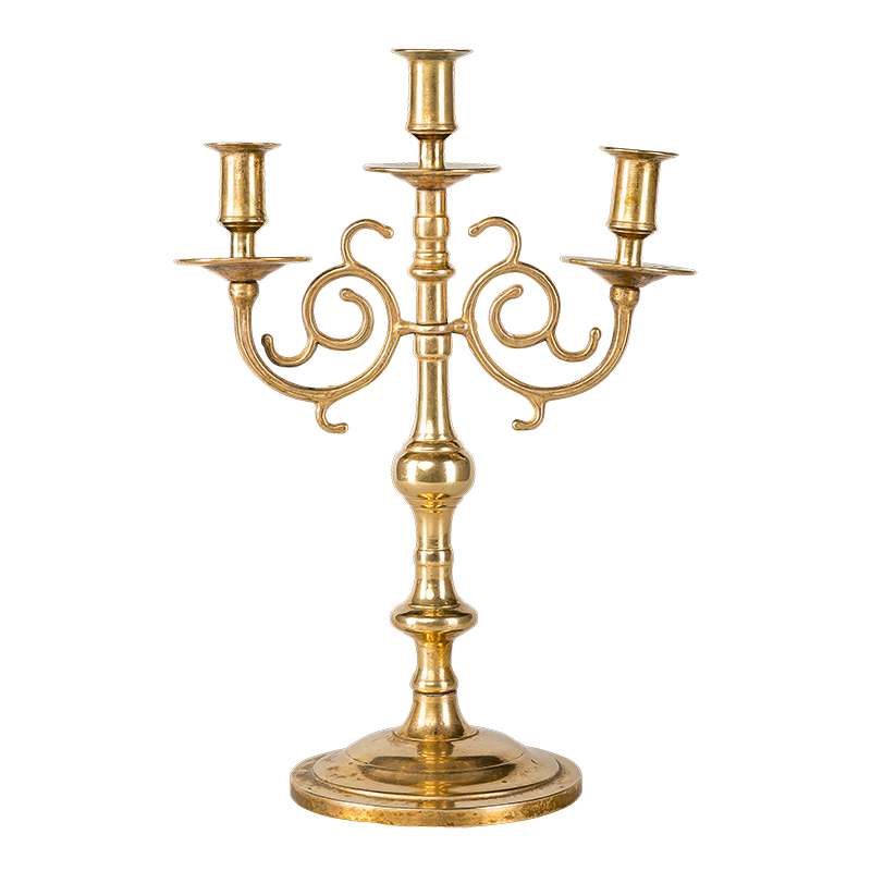 Chandelier Vintage doré