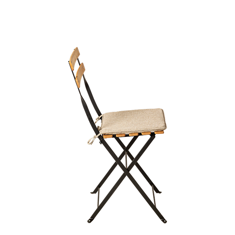 Chaise Trocadéro Wood avec galette ficelle