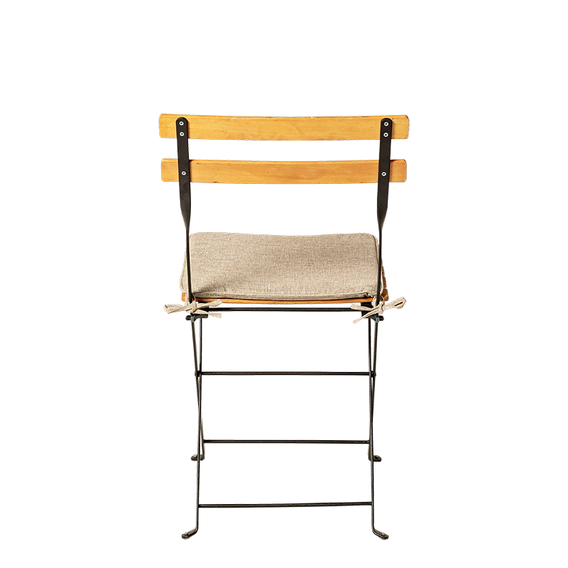 Chaise Trocadéro Wood avec galette ficelle