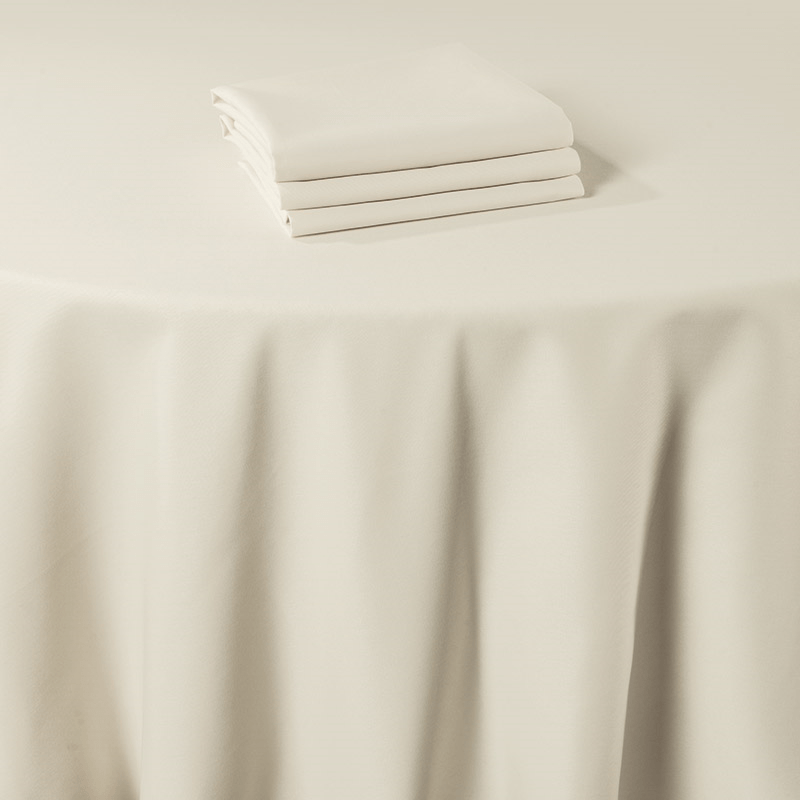 Nappe Marjorie beige 240 x 240 cm ignifugée M1