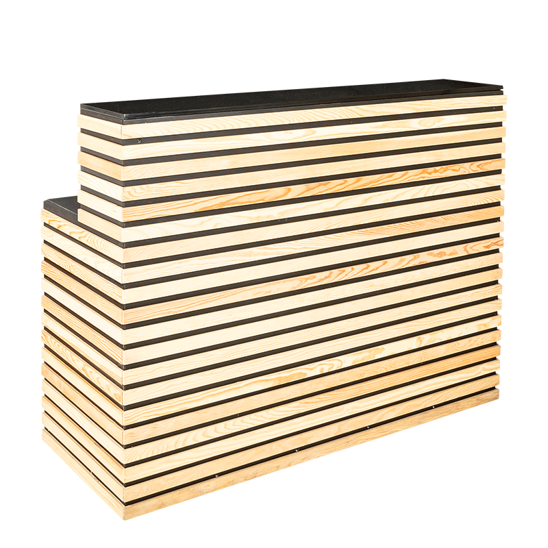 Bar pliant Deck 55 x 150 cm H 115 cm