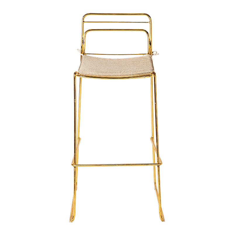 Chaise haute Filor H 100 cm avec galette ficelle