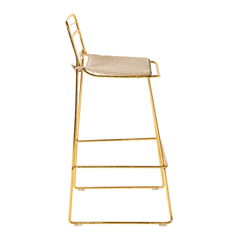 Chaise haute Filor H 100 cm avec galette ficelle