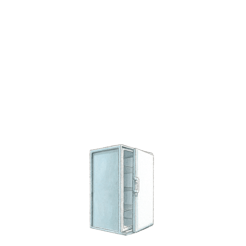 Réfrigérateur vertical 120 L