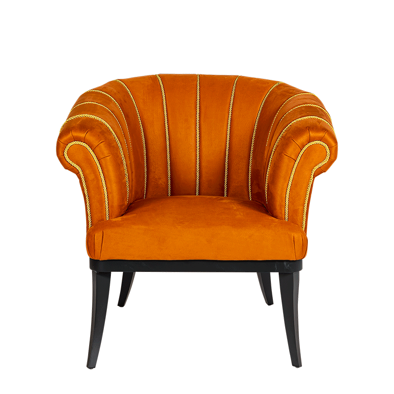 Fauteuil Tulipe 85 x 80 cm H 74 cm
