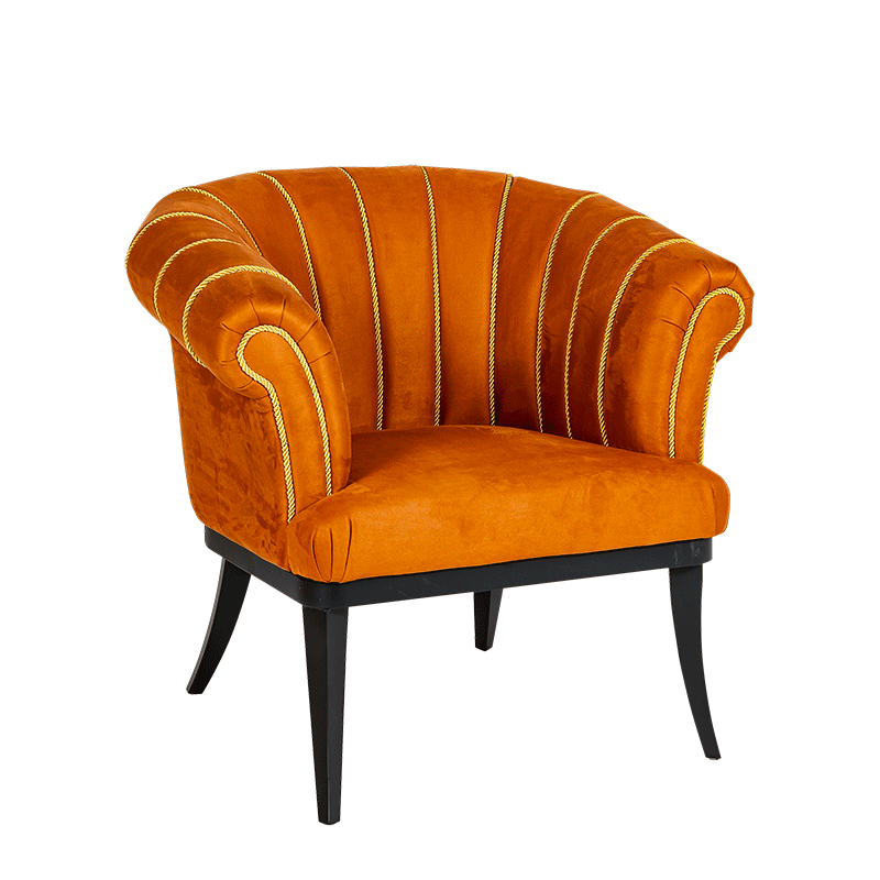 Fauteuil Tulipe 85 x 80 cm H 74 cm