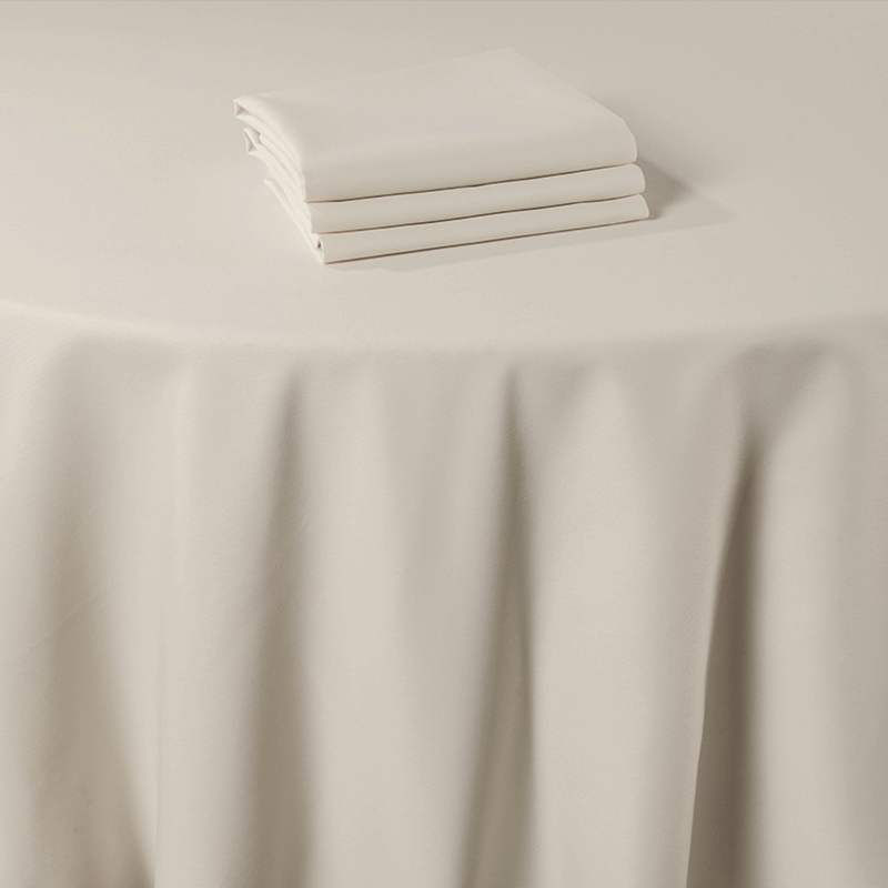 Nappe Marjorie beige 180 x 300 cm ignifugée M1