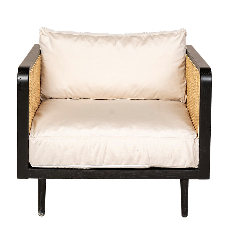 Fauteuil Cannes 83 x 83 cm H 78 cm