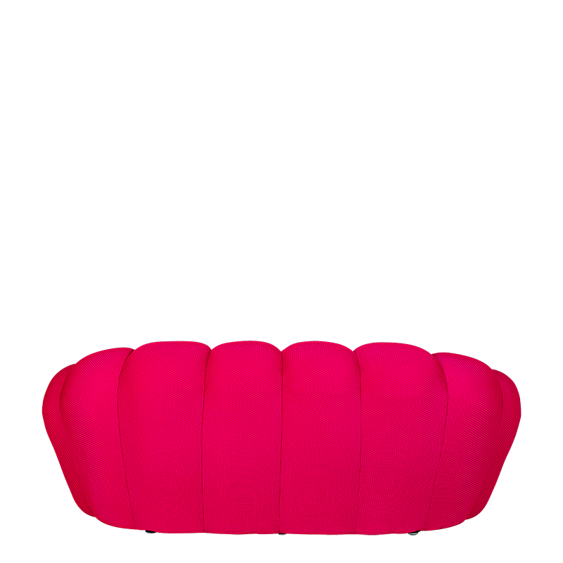 Canapé Bulle framboise 115 x 195 cm H 78 cm
