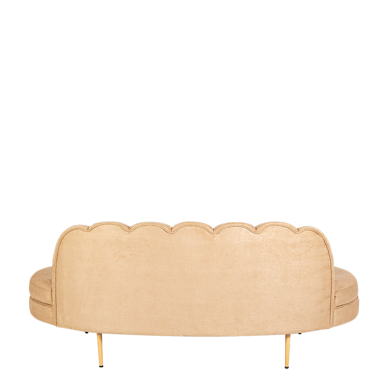 Canapé Bella beige 75 x 190 cm H 80 cm