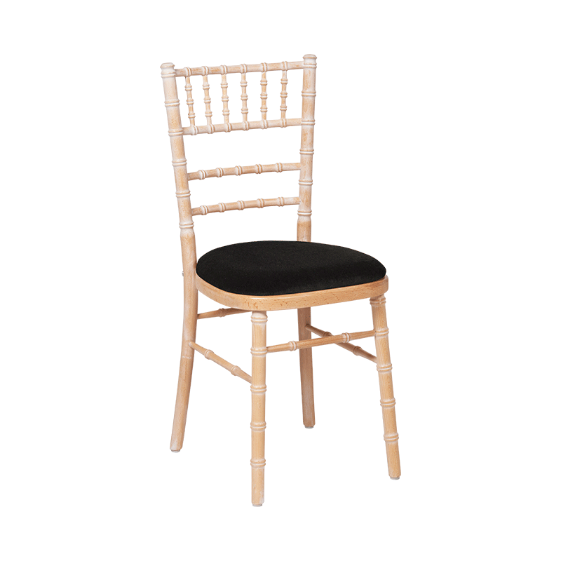 Chaise Natura avec galette noire