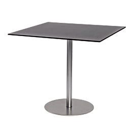 Table Brio noire 75 x 75 cm