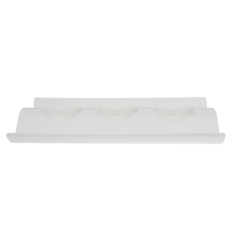 Assiette rectangulaire Trio 32x20,5cm *